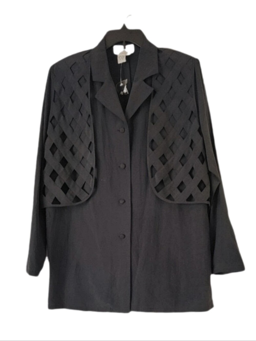 Q. Jasmine New 100% Silk long sleeves size Large Button up